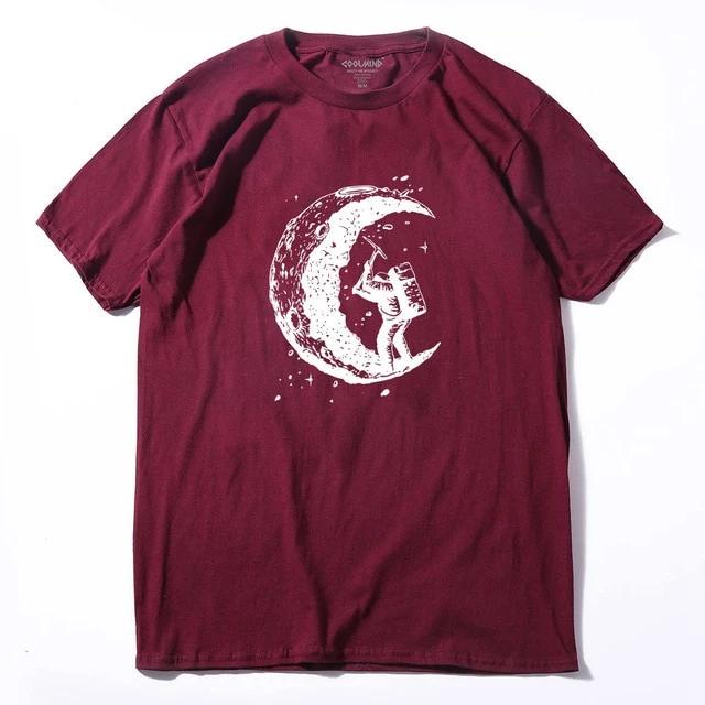 100% cotton casual Men T shirt - Jeglow store