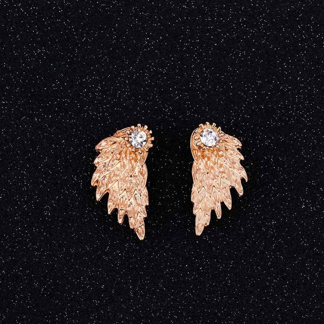 Women's Angel Wings Stud Earrings - Shopeasywear