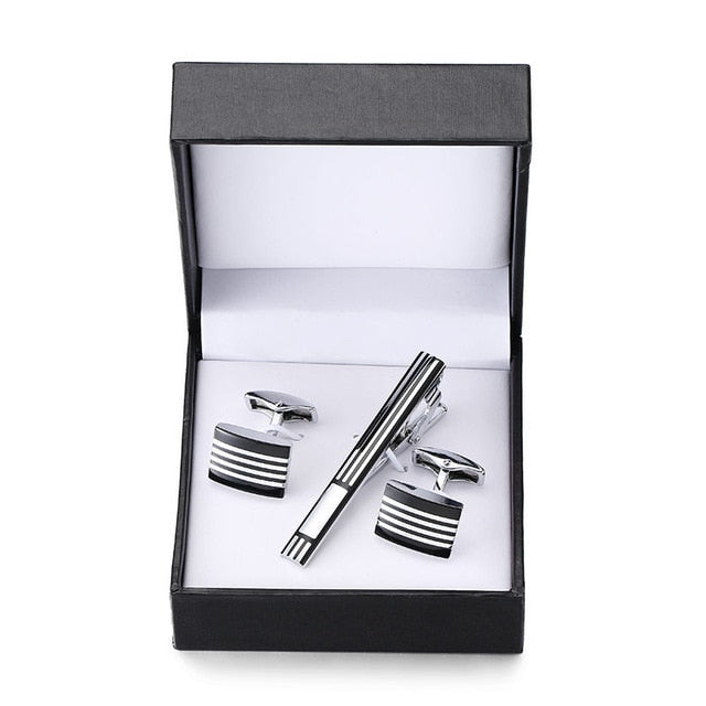 Sax Boat Anchor Luxurious Crystal Tie Clip - Shopeasywear