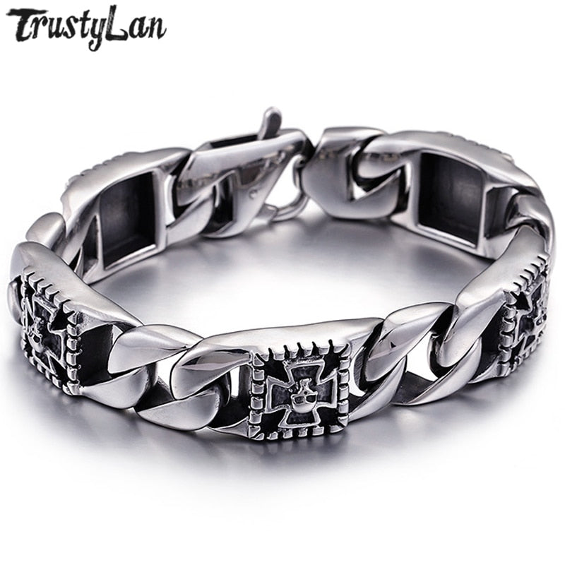 Rock Skull Skeleton Bracelet - Shopeasywear