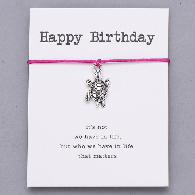 Happy Birthday Gift Bracelet for Women Men Kids - Shopeasywear