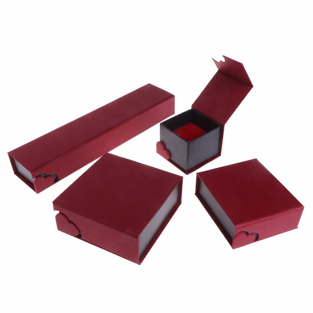 JAVRIVK 22x5x3cm Jewelry Box Bracelet Bangle Necklace Pendant Ring Gift Soft Display Case Wedding - Shopeasywear