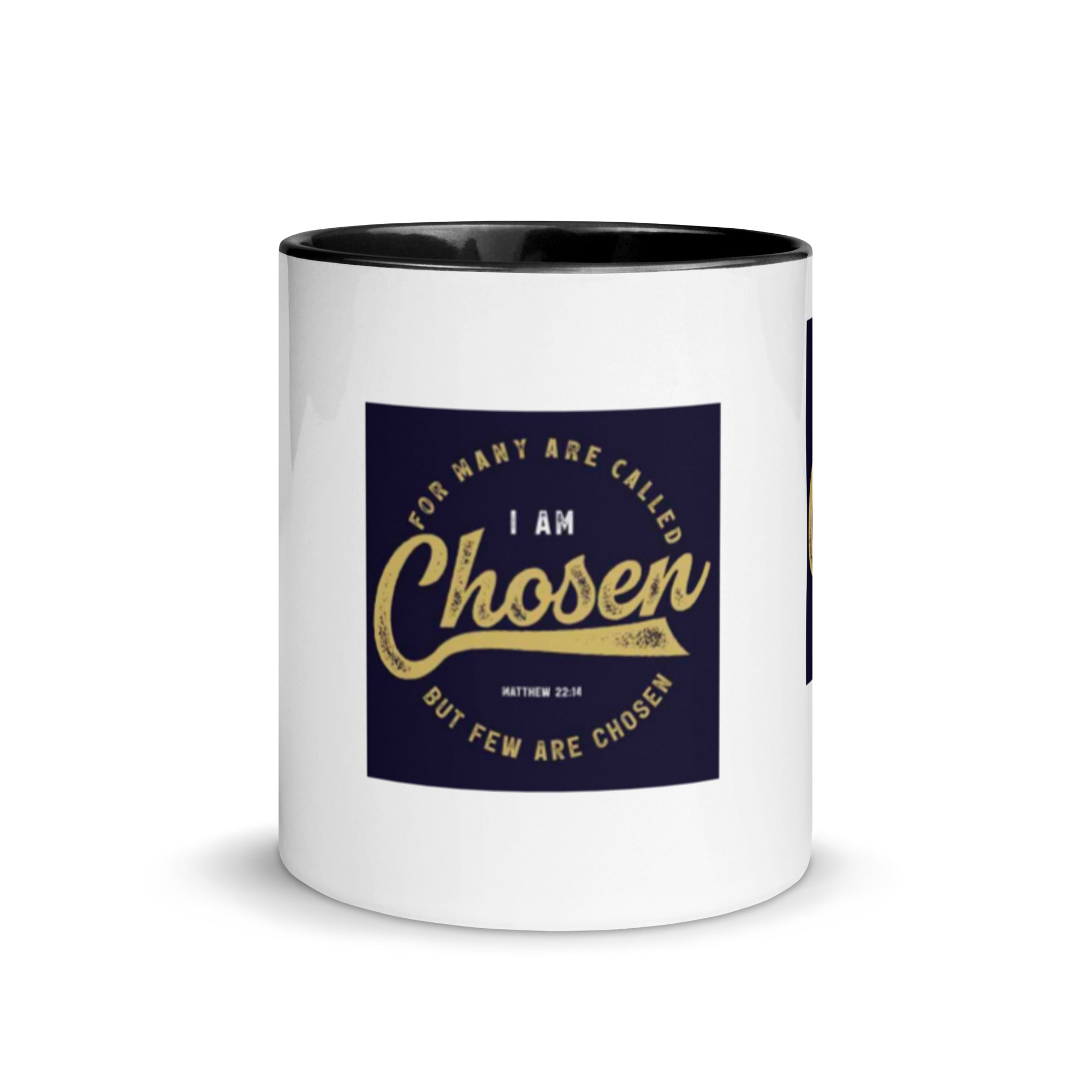 Custom Religious Coffee Mug with Color yellow gold  Inside