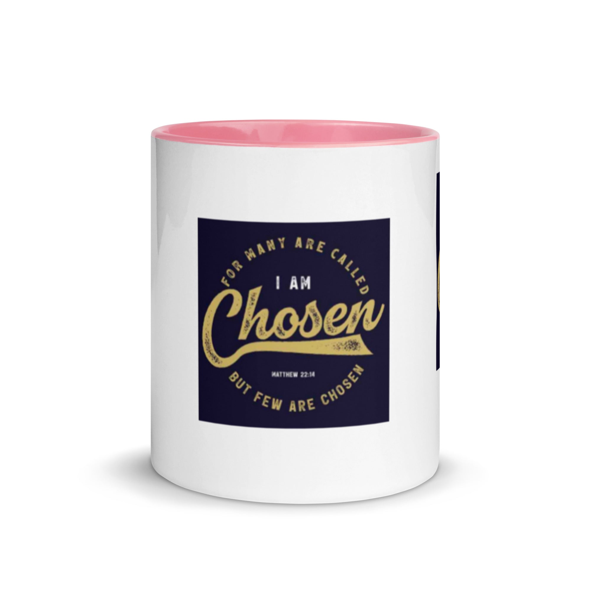 Custom Religious Coffee Mug with Color yellow gold  Inside
