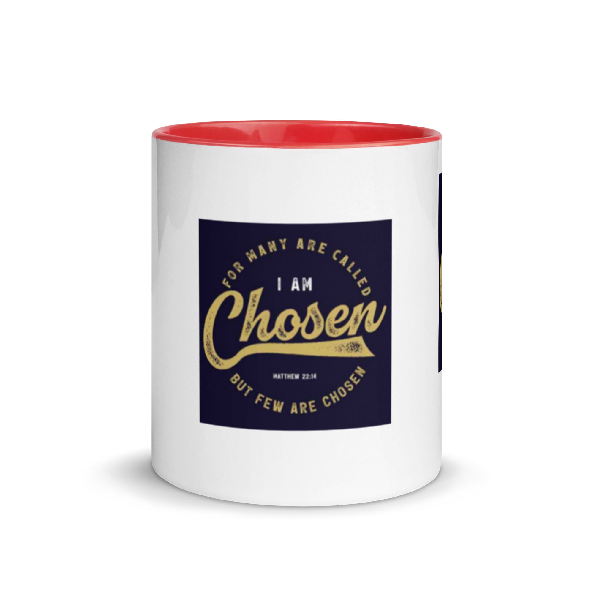 Custom Religious Coffee Mug with Color yellow gold  Inside
